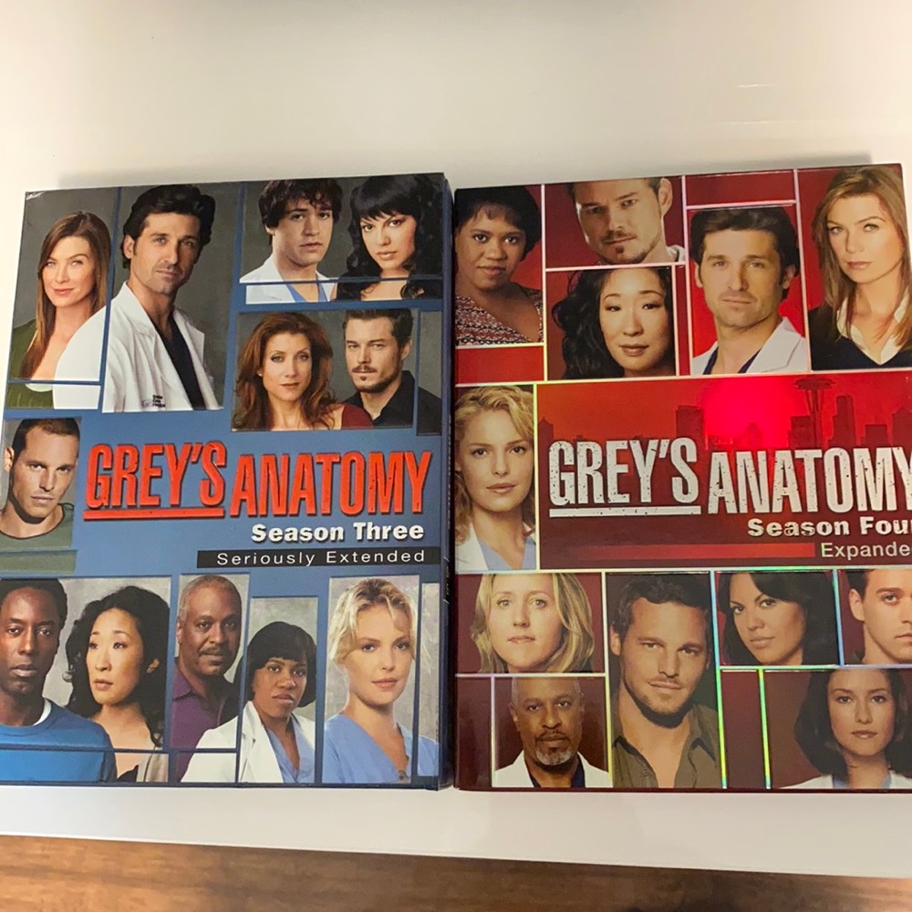Greys anatomy season 3&4